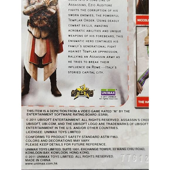 Assassin's Creed Brotherhood Ezio Auditore Da Firenze 4" Action Figure #A85 - Picture 3 of 6